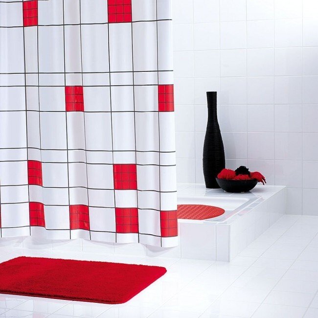 Штора для ванной Ridder Tile 180x200 32396