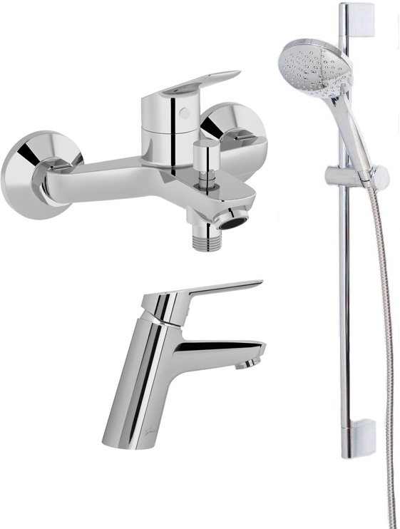 Комплект смесителей Jacob Delafon Lucien E20850RU-CP хром