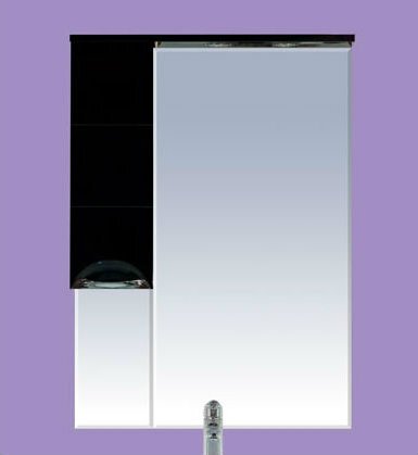 Зеркальный шкаф Misty Петра 75 П-Пет04075-021СвЛ