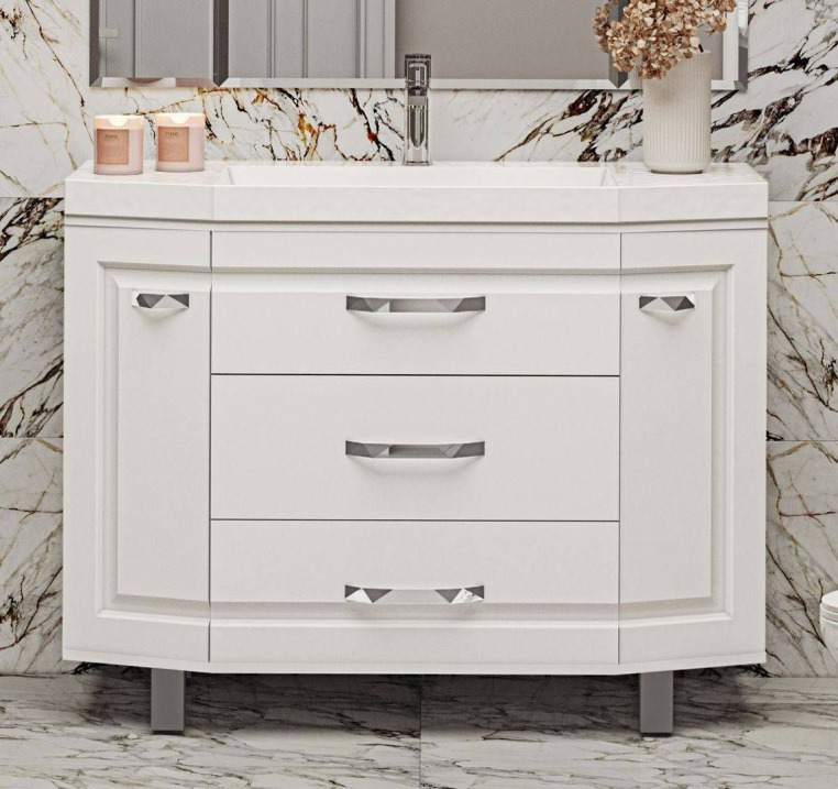 Тумба под раковину Misty Терра-110 П-Тер01110-0113Я с тремя ящиками