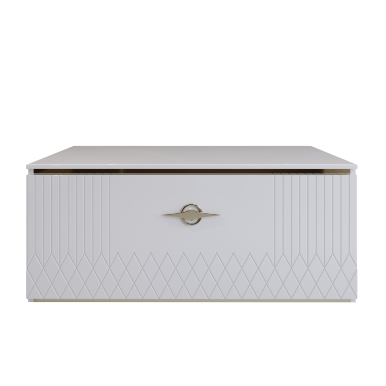 Тумба для раковины Angelo Bagno Terra 80 см белая-золото (TER80WG)