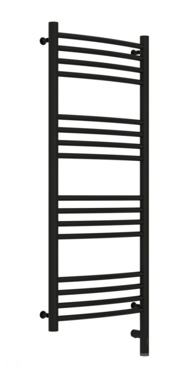 Электрический полотенцесушитель Сунержа Богема 3.0 выгнутая 1000x400 МЭМ Пр. матовый черный (31-5803-1040)