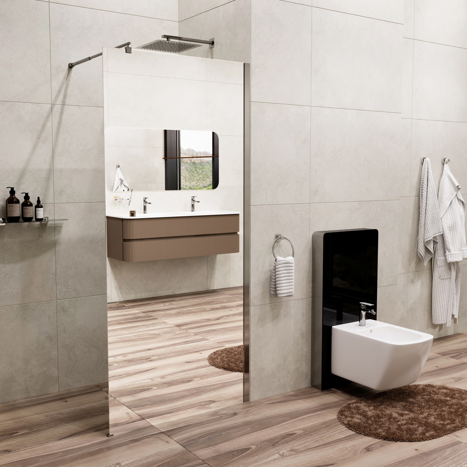 Rur 30W40-MR Душевое ограждение