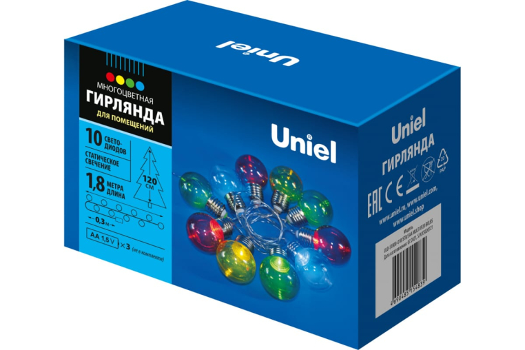 Гирлянда с насадками Uniel UL-00008422