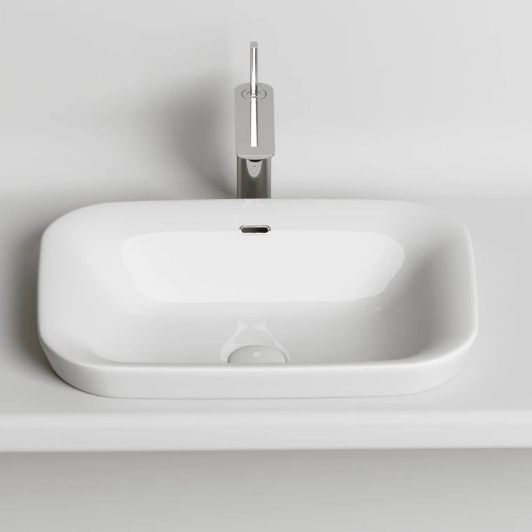 Раковина встраиваемая сверху Ceramica Nova Element прямоугольная CN6041