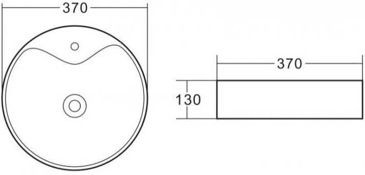 Раковина BelBagno 37x37 BB1400