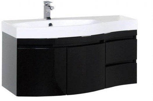 Тумба под раковину Aquanet Опера 115 см 00169612 L черная