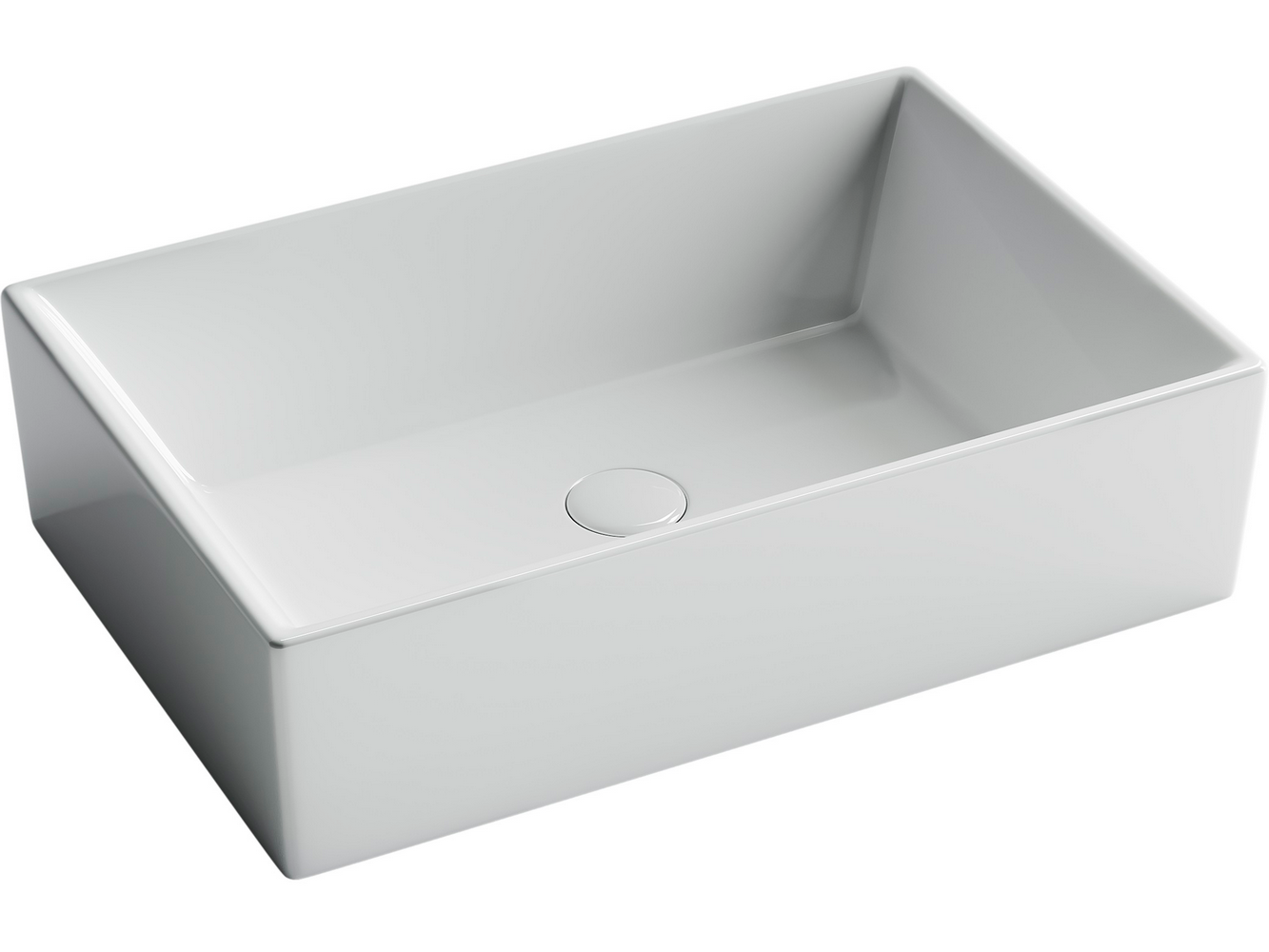 Накладные раковины CERAMICANOVA CN5013 Умывальник чаша накладная прямоугольная Element 590*390*160мм