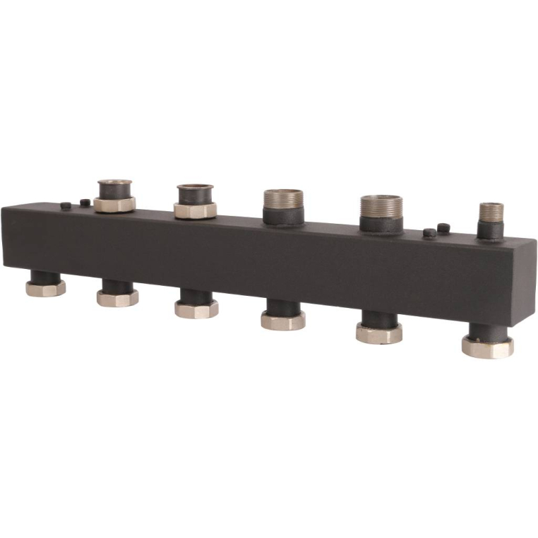 Стальной распределительный коллектор ROMMER (RDG-0017-004034) 3 4 отопительных контура 1 1/2