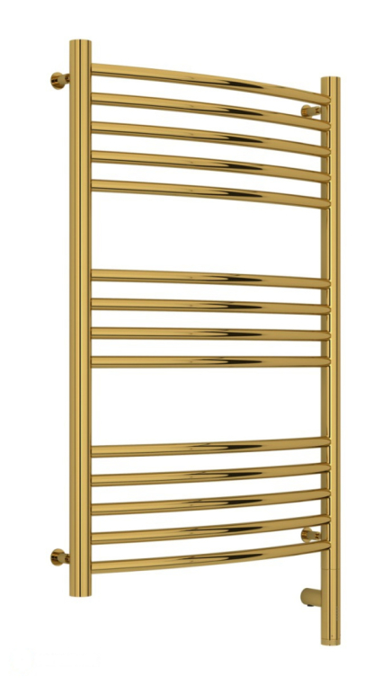 Электрический полотенцесушитель Сунержа Богема 3.0 выгнутая 800x500 МЭМ Пр. золото (03-5803-8050)