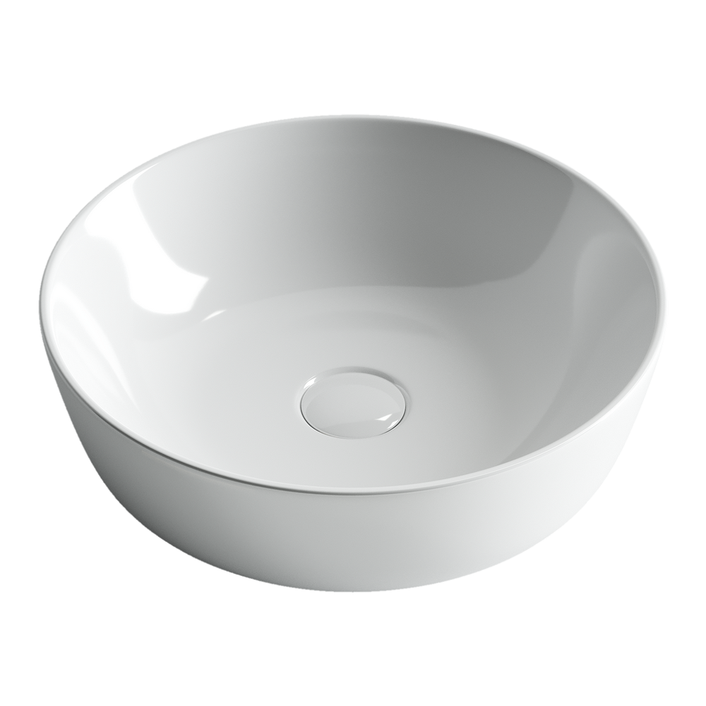 Накладные раковины CERAMICANOVA CN6013 Умывальник чаша накладная круглая Element 415*415*135мм