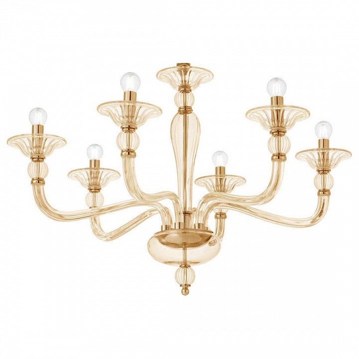 Подвесная люстра Ideal Lux Danieli DANIELI SP6 AMBRA