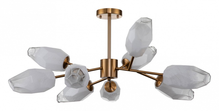 Люстра на штанге Indigo Boccio 13003/9C Brass