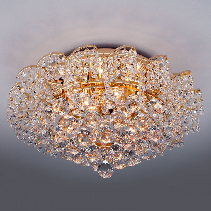 Потолочная люстра Eurosvet Charm 16017/9 золото Strotskis