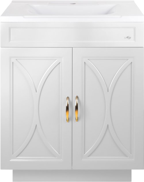 Тумба с раковиной Misty Амбра 65 2 двери (П-Амб0065-011ПР+5001650)