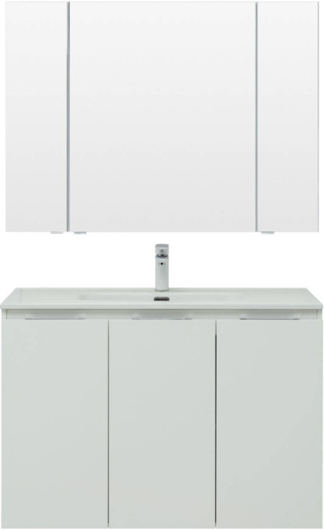 Мебель для ванной Aquanet Алвита New 100 3 дверцы, белый матовый 00274111