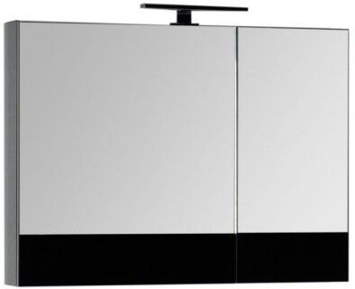 Зеркало-шкаф Aquanet Верона 90x67 00172340 черный