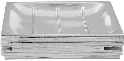 Мыльница Ridder Brick Silver серебряная 22150327