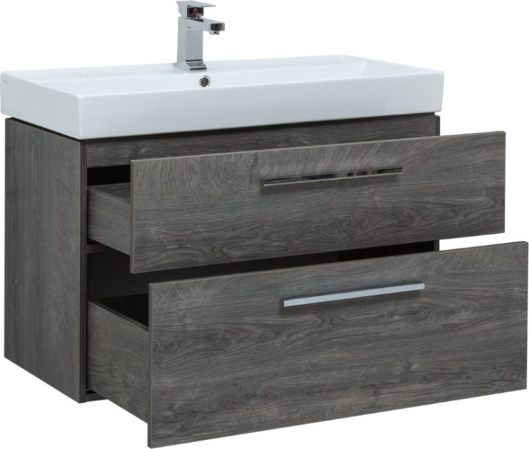 Мебель для ванной Aquanet Nova 90 дуб рошелье (2 ящика) 00243257