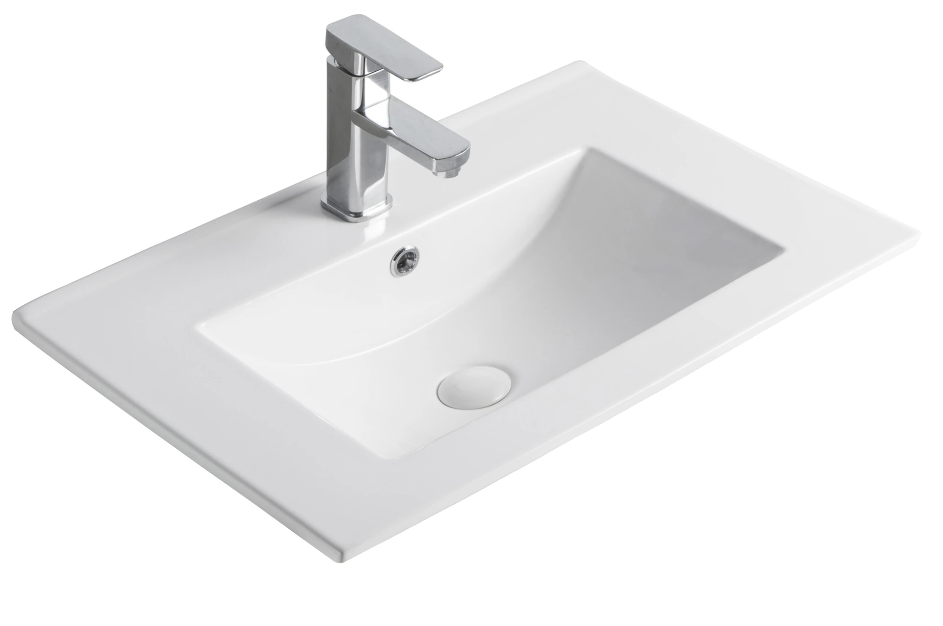 Раковина Gid NYJ803-50 71108 встраиваемая сверху белая 51x40x17