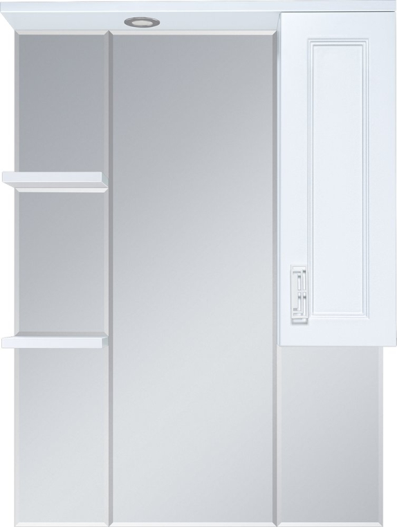 Зеркало Misty Дива 85 R c подсветкой белое (П-Див04085-013П)