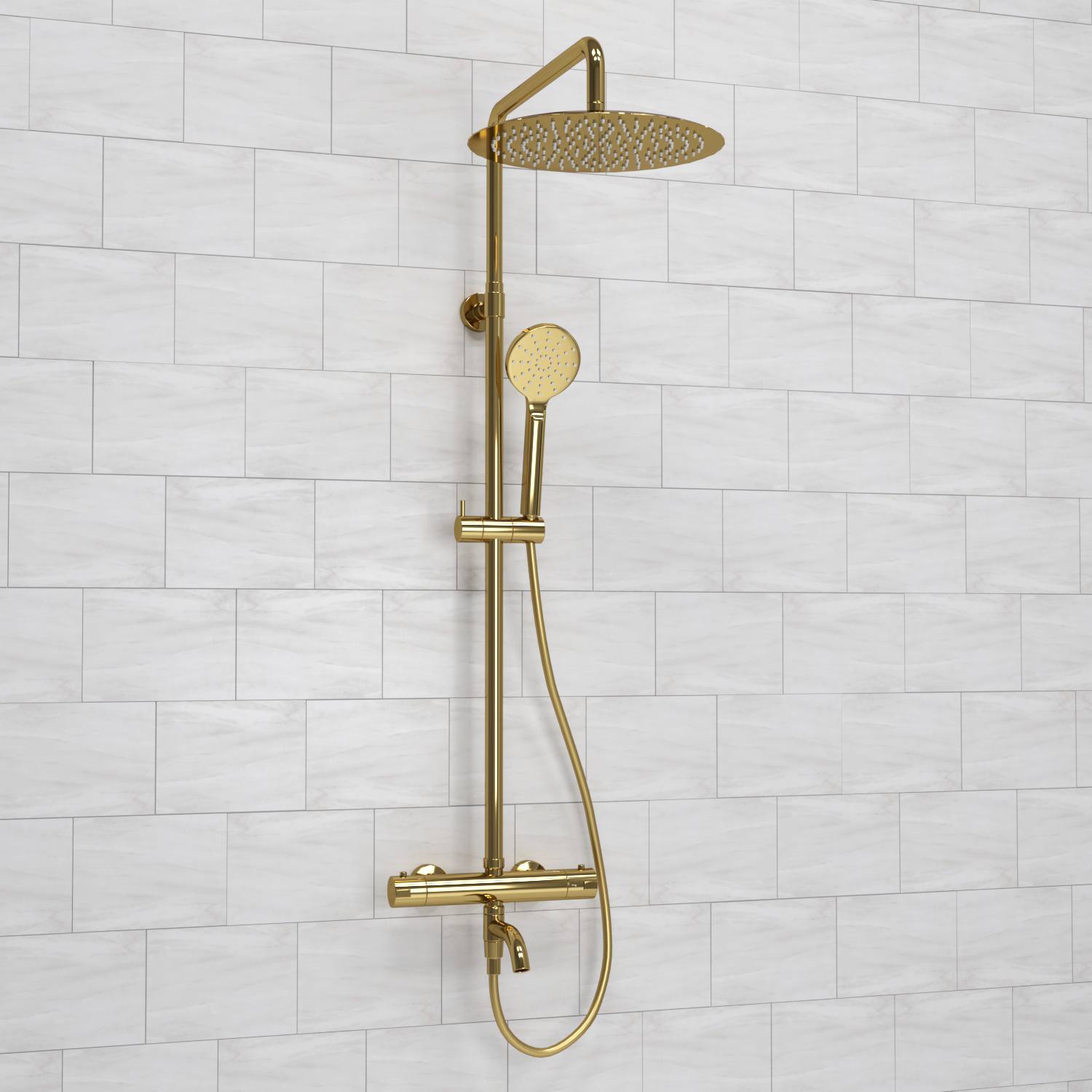 A188.263.207.PG Thermo Душевой комплект с термостатическим смесителем