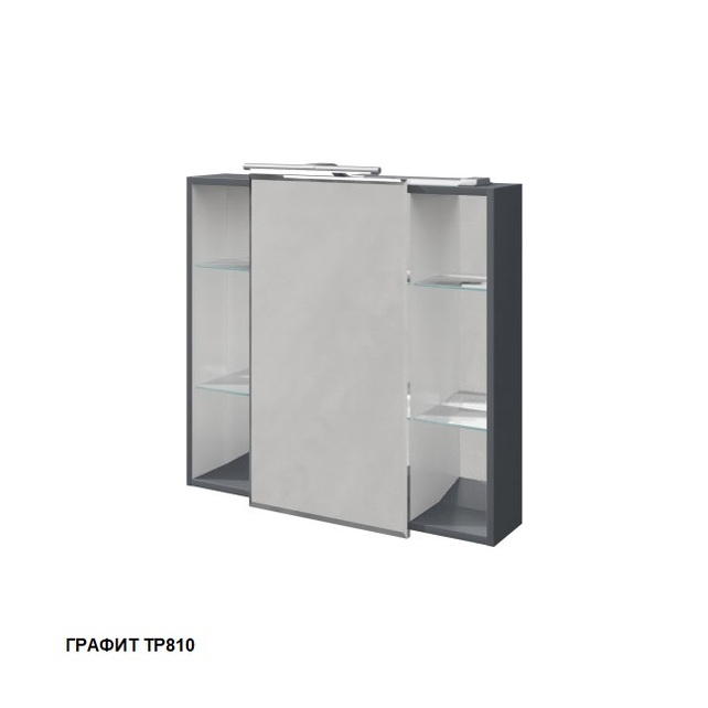 Зеркальный шкаф Caprigo Accord 80 см графит 2231-TP810