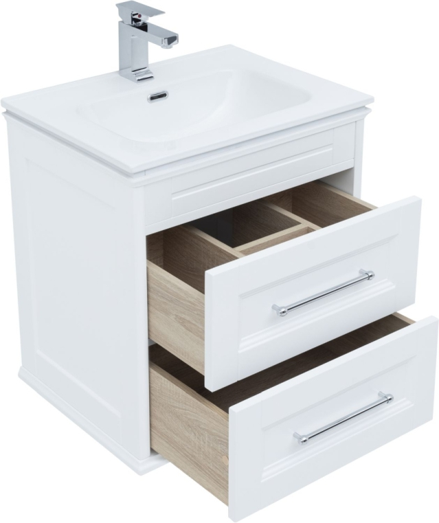 Комплект мебели для ванной Aquanet Бостон М 60 белый матовый 00210629