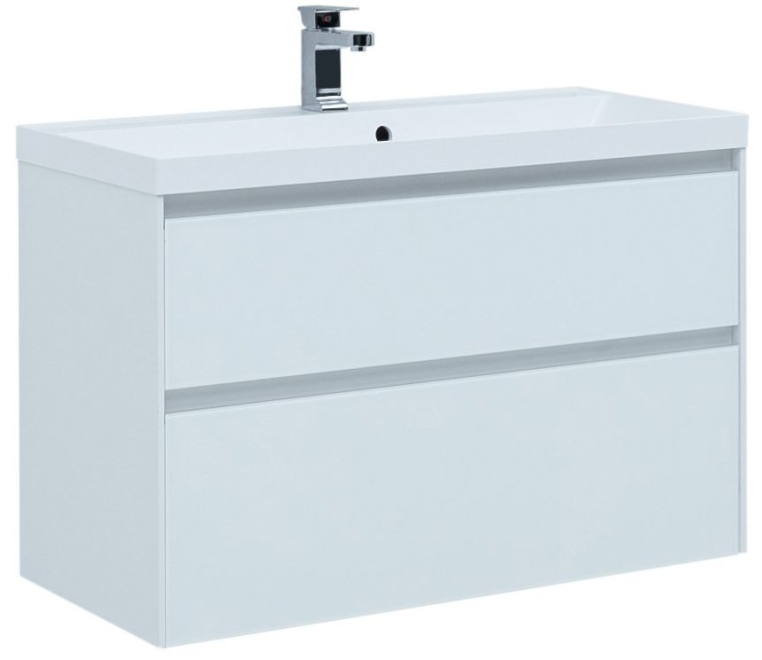 Тумба под раковину Aquanet Гласс 100 (00235664)