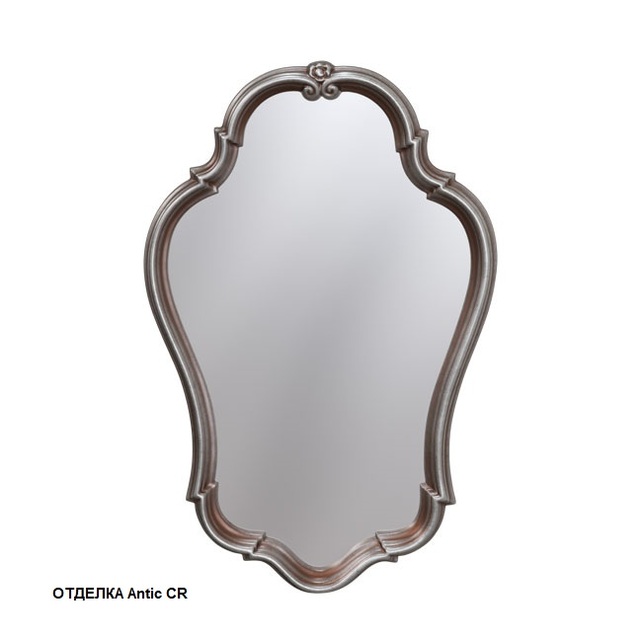 Зеркало асимметричное 46x69 Caprigo PL475-Antic CR античное серебро
