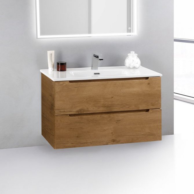 Тумба под раковину BelBagno Etna 39 70 rovere nature (ETNA39-700/390-2C-SO-RN-P)