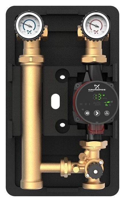 Насосная группа Grundfos HEATMIX M25 ALPHA2 60 со смесителем (99309087)