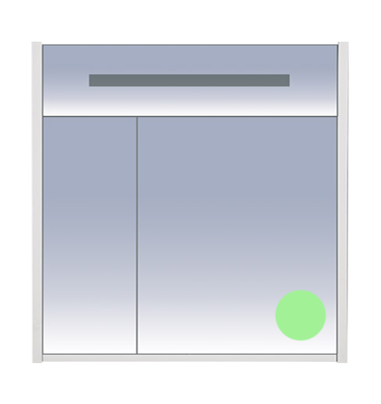 Зеркальный шкаф Misty Джулия 85 Л-Джу04085-0710