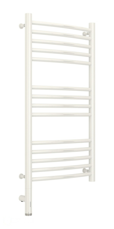 Электрический полотенцесушитель Сунержа Богема 3.0 выгнутая 800x400 МЭМ Лев. белый (12-5802-8040)