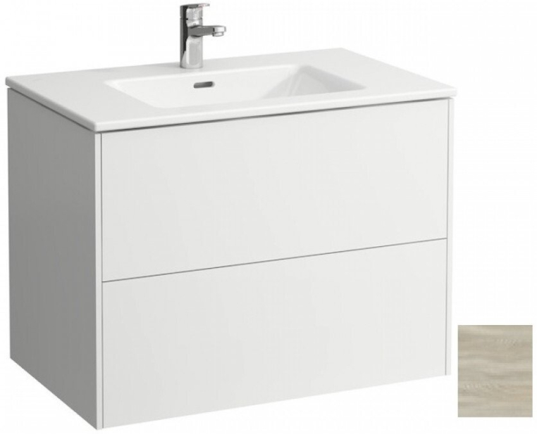 Тумба с раковиной Laufen Base 80x49 8.6496.1.262.104.1 светлый вяз