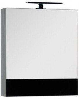 Зеркало-шкаф Aquanet Верона 58x67 00175384 черный